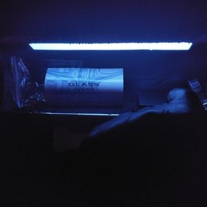 Interior Lighted silvermetal After 5 Evening Bag